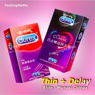 [Private Packaging] Durex Mutual Climax + Elite Condom Dotted Thin Time Delay Tahan Lama Nipis Kondo