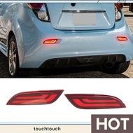 Car LED Rear Bumper Lights Dynamic Turn Signal Brake Light Reflector for  Spark 2010-2015 touchtouch