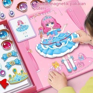 Children Magnetic Cross-Dressing Magnetic Stickers Puzzle 3-6 Years Old Baby Educational Toys Boys G