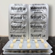 READY STOCK MIDOREST 15MG MIDOREST 7.5MG MIDOLAM 15MG VITAMINS E 1 STRIP 10TABLETS  5 PIC 50 TABLETS