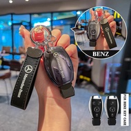ที่ใส่กุญแจรถ Benz เคสกุญแจ BENZ GLC CLA250 W204 เคสกุญแรถยนต์ benz CLA/E/S/GLC พวงกุญแจ benz