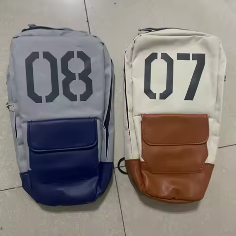 Brdwn GUNDAM Unisex Gundam 07/08MS Team Shield Shape Cosplay Polyester Shoulder Bag Chest Pack