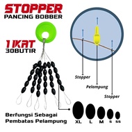 Anti-Slip Fishing Float Stopper Oval Rubber Fishing Stopper