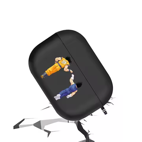 3D Headset Dragon Ball Son Goku Earphone Phone Case for Apple AirPods 1 2 3 Pro 4 Pro2 Vegeta Krilli