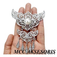 Party brooch, kubaru brooch, luxury kebaya brooch / 2 TIER BROS / 2 SERIES BROS / GRADUATION BROS br