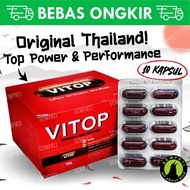 Vitop 1 strip 10 kapsul import Thailand vitamin doping ayam laga jago