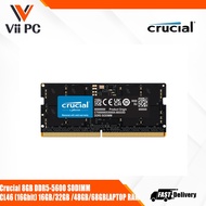 Crucial DDR5-5600 SODIMM 16GB / 32GB / 48GB / 64GB LAPTOP RAM