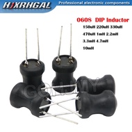 10PCS 0608 6 * 8mm l-type power inductor inductance copper coil 150uH 220uH 330uH 470uH 1mH 2.2mH 3.