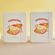 布丁狗趴在洋芋片強悍磁吸iPad三折/Y折保護殼