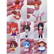 Preloved keychain MF12 Kirakira PreCure Shiroma Manami Tamura Osaka Azumanga Daioh Pinoko Binchou-ta