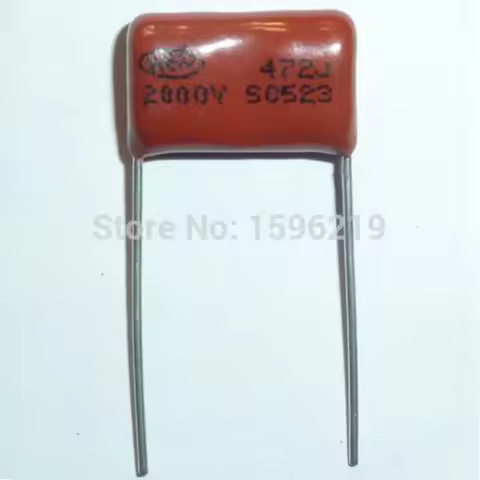 10Pcs/100Pcs CBB Capacitor 2000V 472J 2KV 4700pF 4.7nF P15 CBB81 Metallized Polypropylene Film Capac