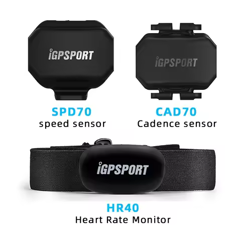 IGPSPORT SPD70 CAD70 Speed Sensor Dual Mode Support Bike Cadence HR40 HR70 Heart Rate Monitor For BS