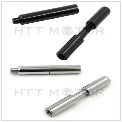 Motorcycle Mirror Stem Extender/Extension Kit For Harley-Davidson +2.0 Inches Road King FLHR Softail