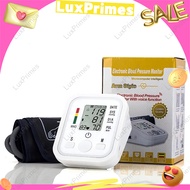 LuxPrimes Original Rechargeable Digital Blood Pressure Monitor Accurate Arm Type Meter Large