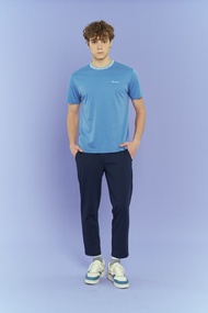 Giordano Mens Slim Interlock Tee (Liquid Touch) 01025210002 เสื้อยืดผู้ชาย เสื้อยืดจิออดาโน