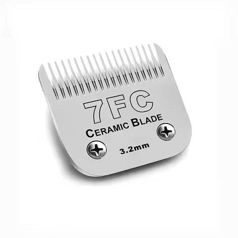 7FC Ceramic Detachable Pet Clipper Replacement Blade Compatible With Andis, Oster A5, Wahl KM Series