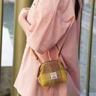 哈裡斯粗花呢新款小巧耳機鑰匙口紅包百搭可愛小挎包迷你斜挎包女