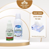 Wellcare Chlorhexidine Oral Care Combo & Glycerin Borat - Cleans Bacteria, Prevents Inflammation