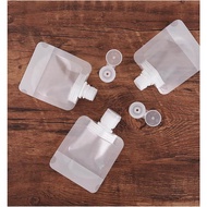 [Ready Stock] 30ml/50ml/100ml Transparent Disposable Refillable Shampoo Container Pack