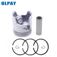 6H4-11631 Piston and 3 Rings Kit STD For Yamaha Outboard Motor 2 Stroke 40HP 50HP 3 Cylinder 6H4-116