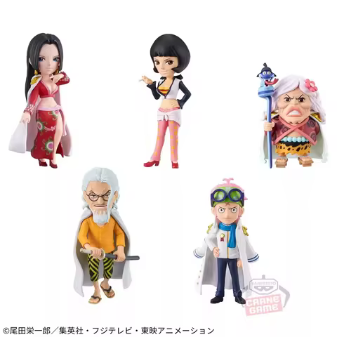 Genuine Bandai ONE PIECE Anime WCF Amazon lily Rayleigh Hancock PVC Action Figures One Piece Figurin
