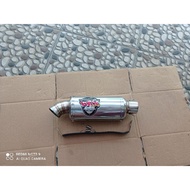 Wrx racing exhaust slincer oval short inlet 50 mm