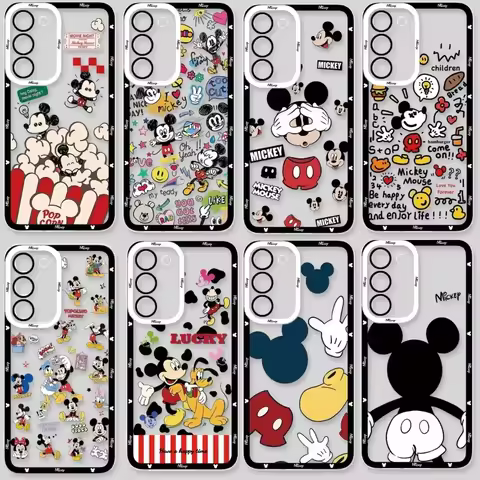 Mickey Mouse Disney Transparent Phone Case For OPPO A6X A6 A5X A5 Pro Reno 15F 15 14F 5G 14 13F 13 1