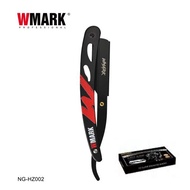 WMARK Retro Shaver Stand Comes with 10 Blade Manual Shaver for Eyebrow Trimming and Face Shaving, Vi