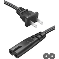 Kabel Kuasa TV 2 Cabang 6 kaki untuk Samsung LG Sharp Toshiba TCL Sony Panasonic Hisense Inssignia J