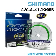 SHIMANO OCEA JIGGER MX4 FISHING LINE 200m