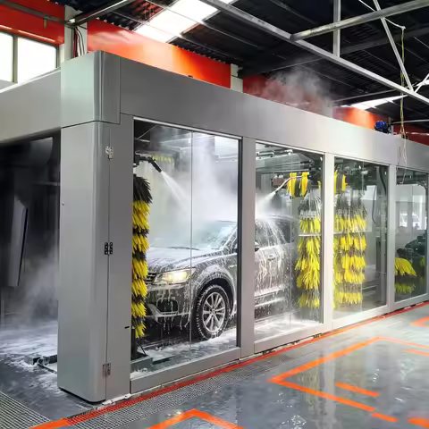 Fully Automatic Touchless Contactless Car Wash Machine System Engine As Core Component