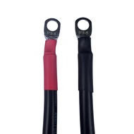 200cm (2-Meter) 10mm2 (8AWG) /16mm2 (6AWG) / 25mm2 (4AWG) Battery Cable 100% Pure Copper with M8 Rin