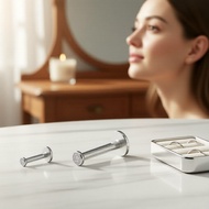 Lip & Bone Piercing Accessories: Diamond Drill Stud, Bowl-Cut Earrings
