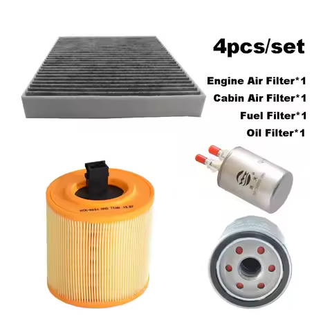 4pcs Filter Set For Chevrolet Cruze J400 1.4T 1.5L 2014-2020 Buick Verano GS 20T 2015 Engine Cabin A