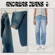 ALTER&BEYOND ANDREAS Jeans กางเกงยีนส์ฟอกเอวสูง ทรงกระบอก