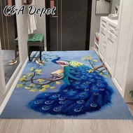 Carpets for Living Room 3D Carpet Peacock Decoration Bedside Carpet Velvet Bedroom Decor peacock design carpet peacock feather floor mat Entrance Door Mat Deepavali Home Decorations Things Diwali Decoration Home Decor客厅地毯防滑