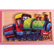 26-piece A-Z train head puzzle, 1-26, smart puzzle for children