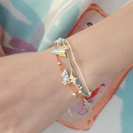 Dopamine Bracelet Paper Airplane Meaning Style Bracelet Female Soft Cute Star Accessories Multi-Laye