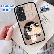 Softcase Glass Kaca SAMSUNG A16 4G & SAMSUNG A16 5G - Case Handphone SAMSUNG A16 4G & SAMSUNG A16 5G