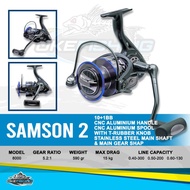 [TERMURAH] Reel Pancing Versus SAMSON-2 11 Ball Bearing Aluminium