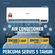 [𝟱 𝗬𝗲𝗮𝗿 𝗙𝗿𝗲𝗲 𝗦𝗲𝗿𝘃𝗶𝗰𝗲 ❤️] [𝗥𝗠𝟭𝟬𝟬 Sebulan] Coway Air Conditioner Aircond | Penyaman Udara Jimat Elektrik 5 Filter Inverter