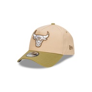 New Era หมวกรุ่น Chicago Bulls Beansprout 2-Tone Moss Green Visor Oat Milk 9Forty Af Cap