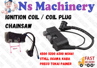 Ignition Plug Coil Chainsaw Kaba Preco Tokai Ogawa Sthil 45cc 52cc 58cc 461 4500 5200 5800 6200