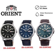 Orient RA-AA0C06E / RA-AA0C05L / RA-AA0C04B Automatic Leather Analog Men Watch .