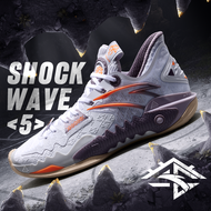 [ANTA X Kyrie irving]shock wave 5 รองเท้าบาสเก็ตบอลชาย กันลื่นทนต่อการสึกหรอ รองเท้ากีฬาผู้ชาย  812331106 Official Store