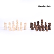 yangyuhua 32pcs Wooden Chess Pieces Complete Chessmen International Word Chess Set Chess