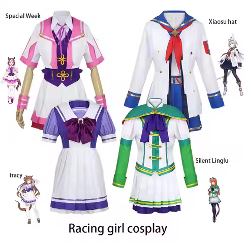 Horse Racing Girl cosplay special week/Tracy/Silent Suzuka/Little Chestnut Hat cosplay costume anime