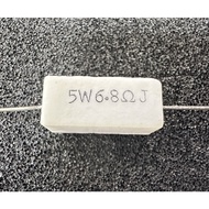 5W Cement Resistor 6.8 Euro 5W6.8 R Precision ±5% 5W6.8Ω J with Lead Horizontal Resistor