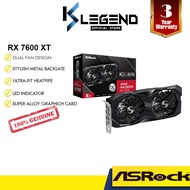 ASRock AMD Radeon™ RX 7600 XT Challenger 16GB OC GDDR6 Graphic Card