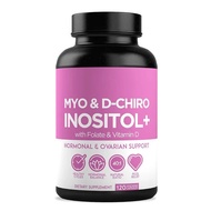 Premium Inositol Supplement - Myo-Inositol & D-Chiro Inositol Plus Folate & Vitamin D, PCOS Suppleme